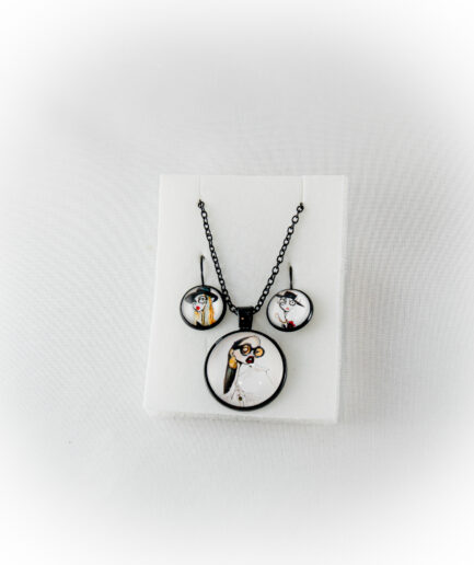 Conjunto pendientes y collar · Chica