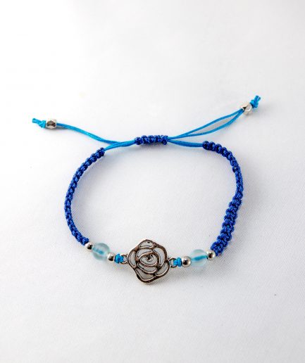 Pulsera hilo flor
