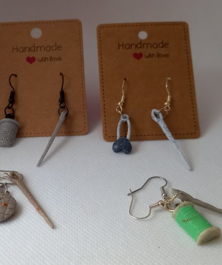 Pendientes Costura Agujas