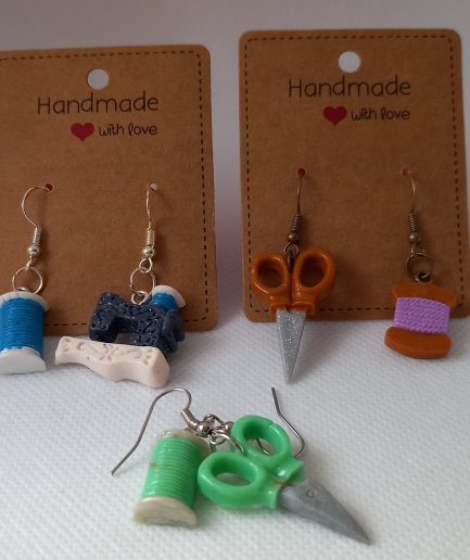 Pendientes Costura Hilo
