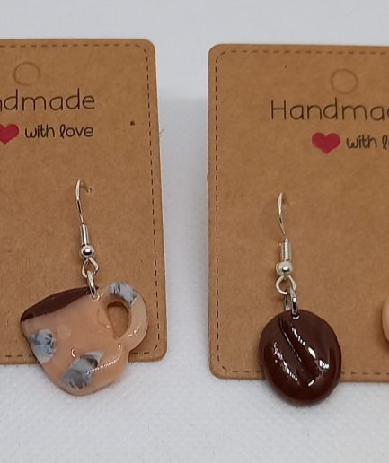 Pendientes Café